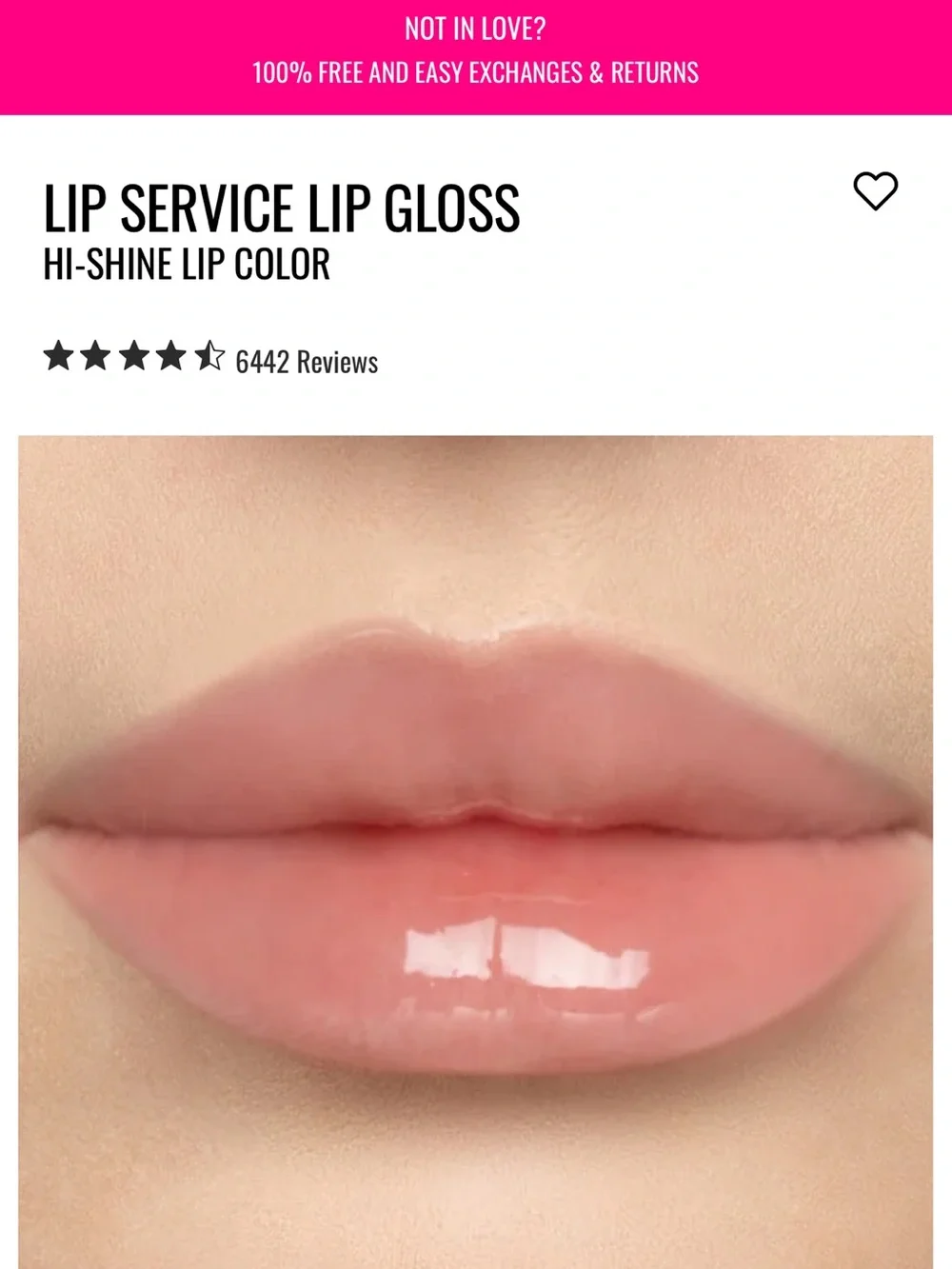 Lip Service Lip Gloss by Lip Service — Petty Crimes (clear)